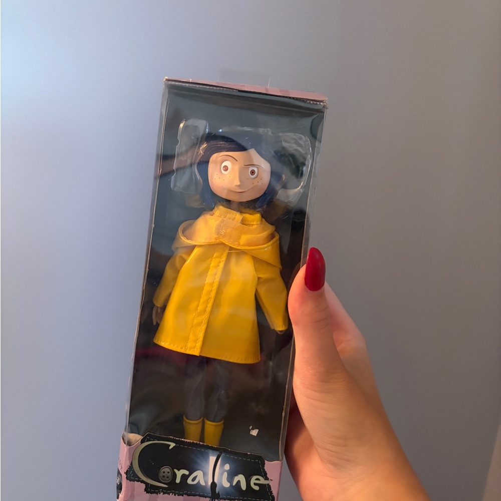 Coraline Doll in Yellow Raincoat